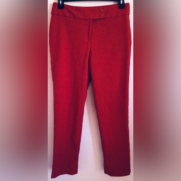 Talbots Pants - Talbots signature red pants size 8